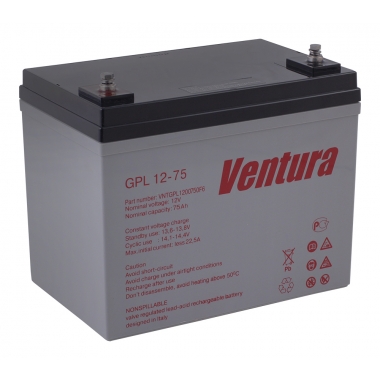 Ventura GPL 12-75 - AGM - аккумулятор 12 В, 75 Ач