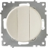 Выключатель трехклавишный OneKeyElectro серии Florence. Цвет бежевый
